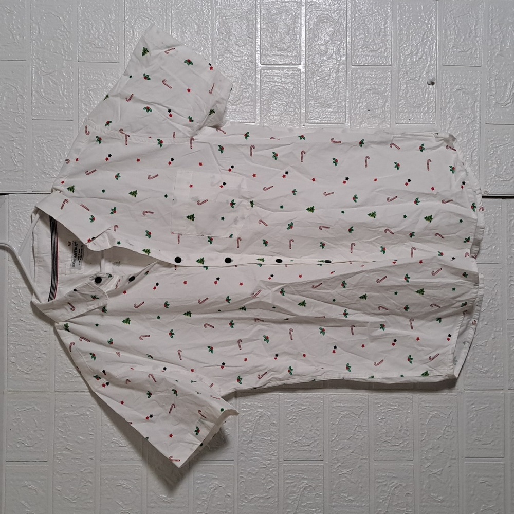 Eighth Avenue 100% Cotton Christmas Shirt Large